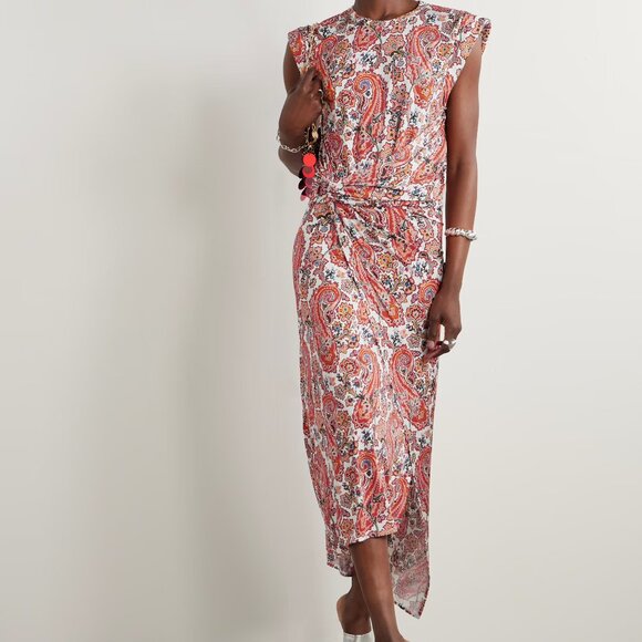 Rabanne Gathered Jersey Dress FR42/US 10 New! - Picture 3 of 9
